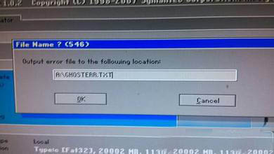 重装系统时出现File Name?(546)的错误怎么办？ 三联